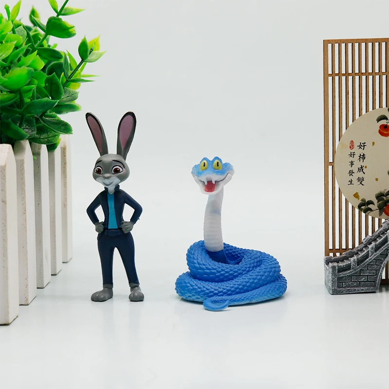 ديزني كريزي زوتوبيا فيلم البضائع جودي آند نيك الكرتون صندوق أعمى للحفلات موضة الديكور صندوق مفاجأة هدية لعبة