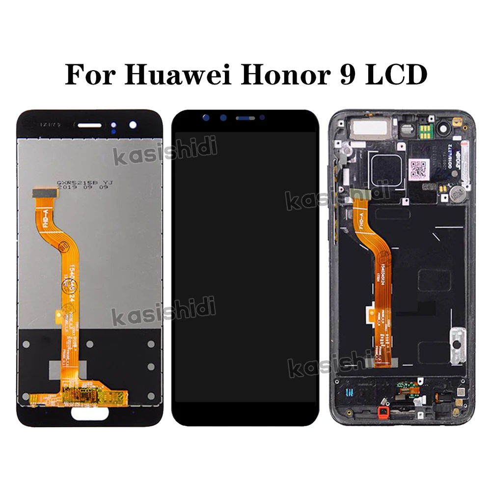 For Huawei Honor 9 STF-L09 STF-AL10 STF-AL00 STF-TL10LCD Display Touch Screen Assembly Replacement For Huawei Honor 9 With Frame