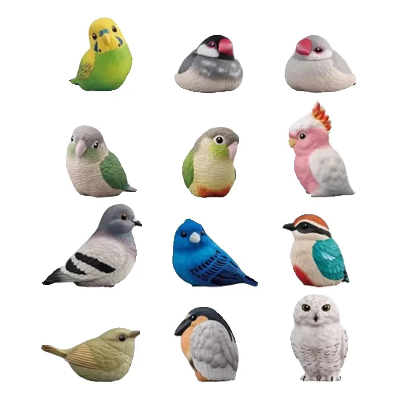 【IN SHELF】BANDAI Animal Parrot Dove Little Cute Friend on The Palm EX CASHAPON Christmas Gifts Genuine Acton Figure Model Toys