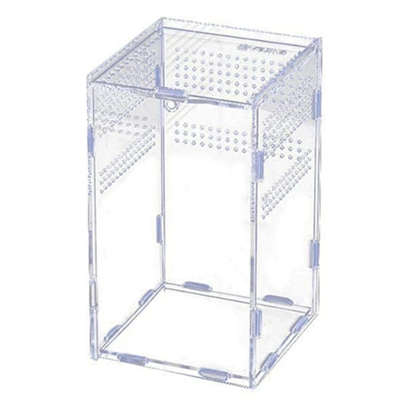 Acrylic Reptile Terrarium - Transparent Breeding Box Insect Feeding Cage With Arboreal Enclosure