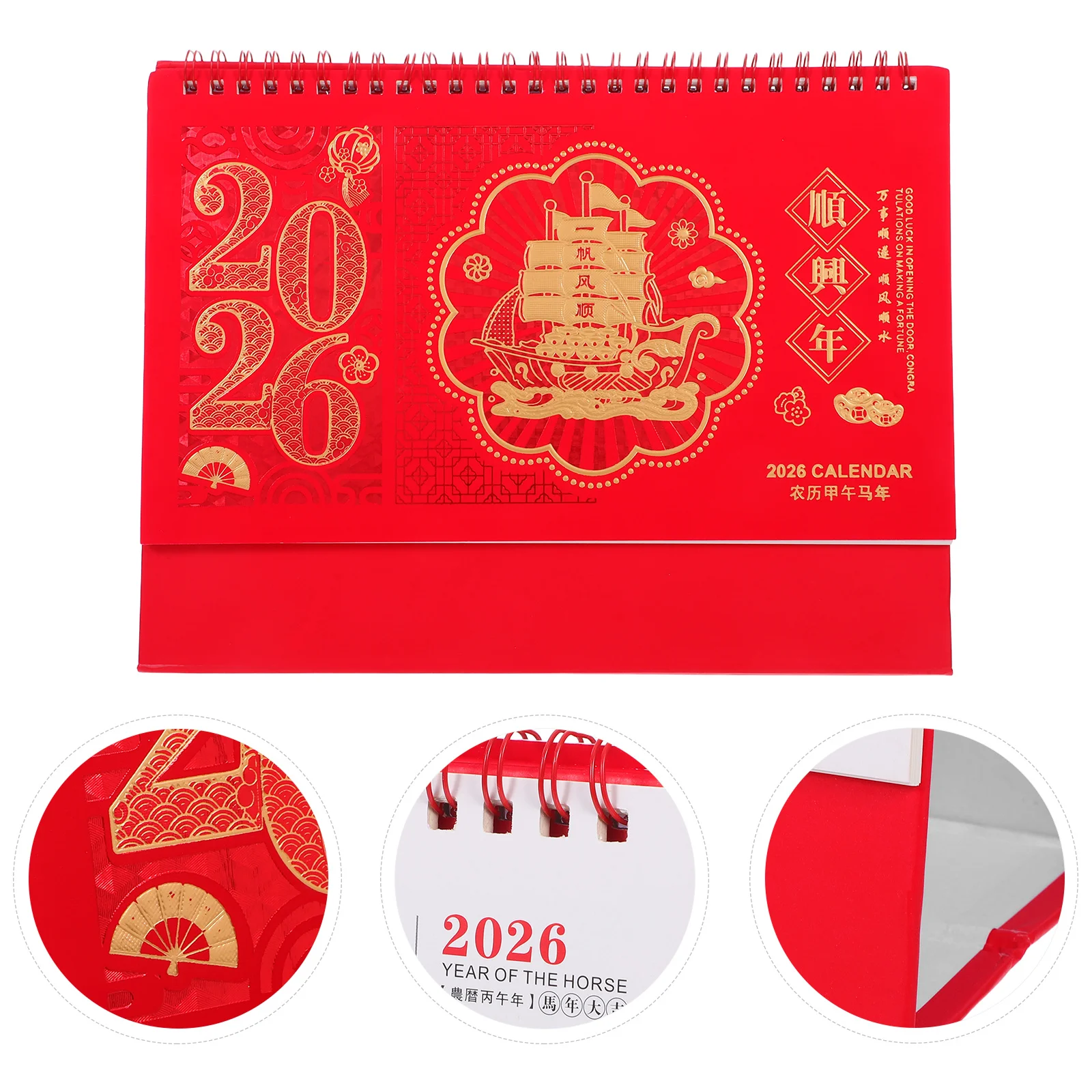 

Standing Flip Desktop Calendar for Office Home Management New Year Organization Minimalist Aesthetic Desk Calendar