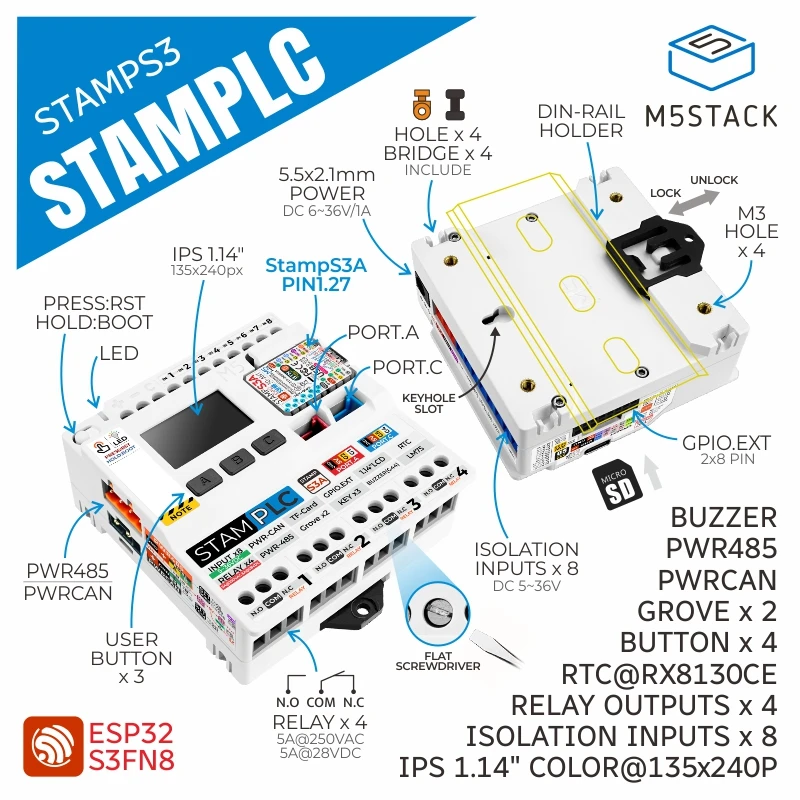 M5Stack Stamplc Iot… - image