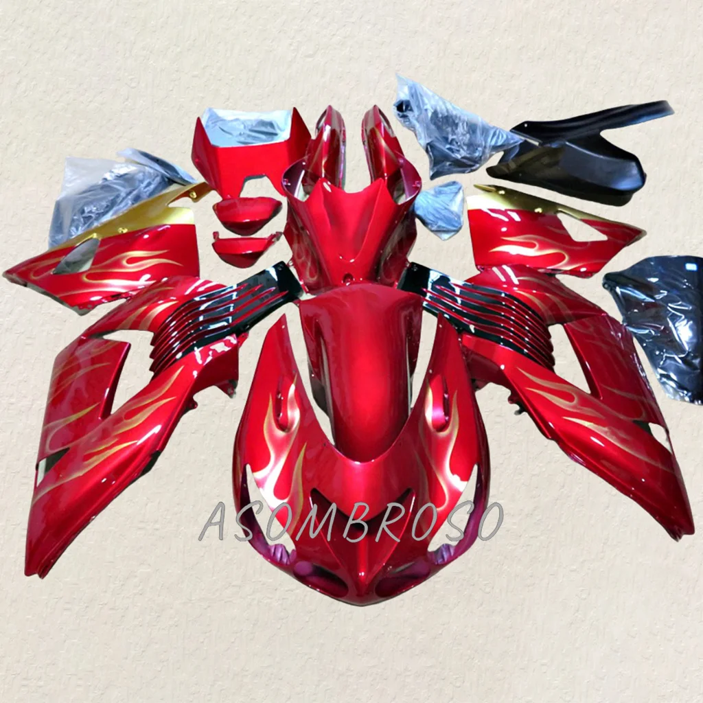 ABS Plastic kit for Kawasaki Ninja 2006 2007 2008 2009 2010 2011 ZX14R 06 07 08 09 10 11 ZX-14R ZX 14R Motorcycle Fairings Set