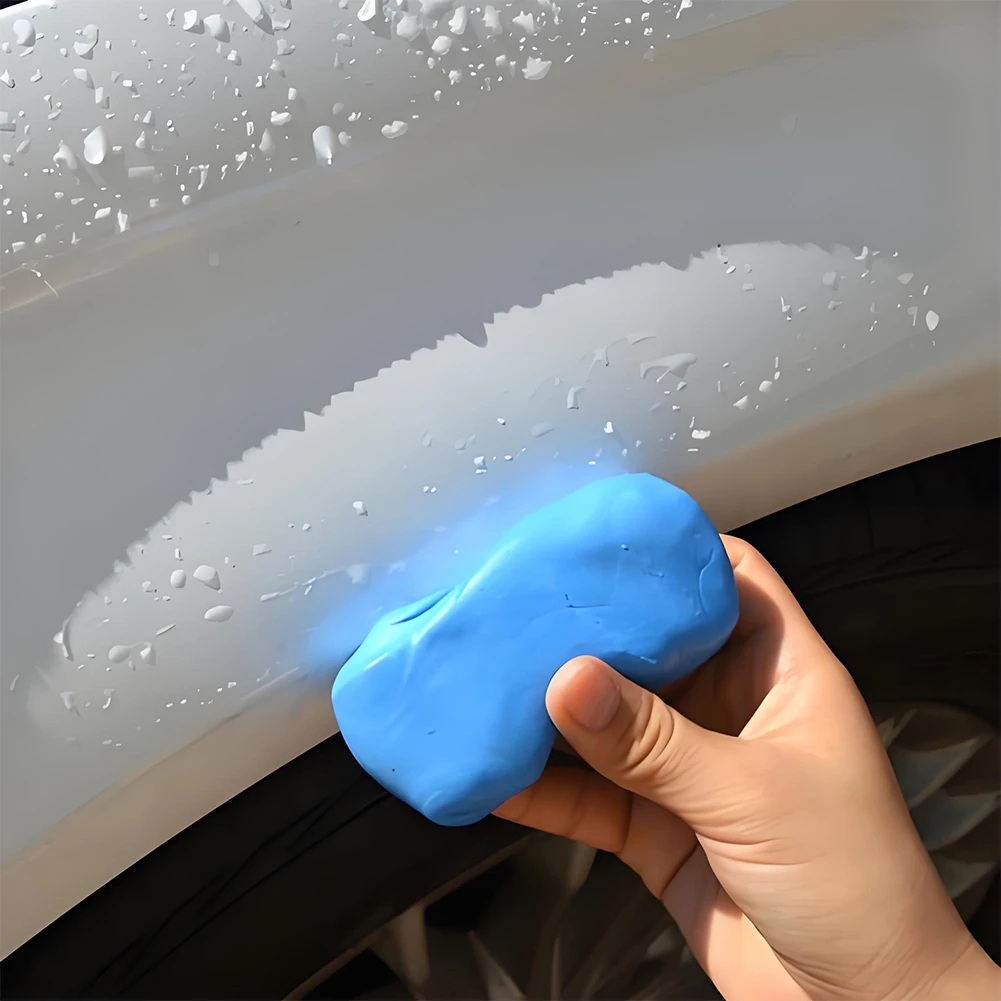 

5Pcs Blue Car Wash Cleaner Sludge Mud Vehicle Detailing Magic Cleaning Mud Car Cleaning Clay Bar Auto Detailing Cleaner Tool