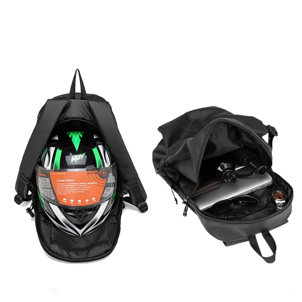 Multifunctional Large Capacity Motorcycle Backpack Motorcycle Helmet Bag Moto Riding for Men Women Waterproof Helmet Backpack