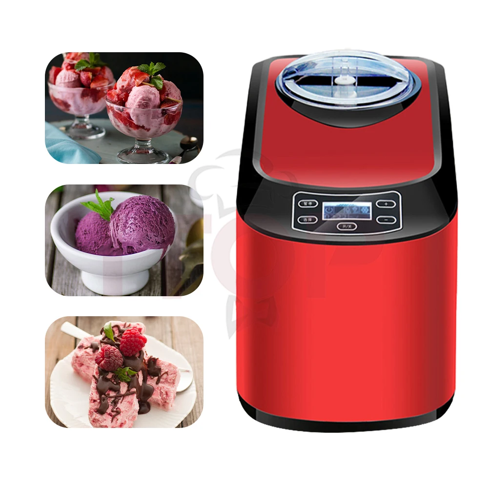 آلة صنع الآيس كريم الصلبة الصغيرة المنزلية DIY آلات الآيس كريم صانع الآيس كريم الفاكهة