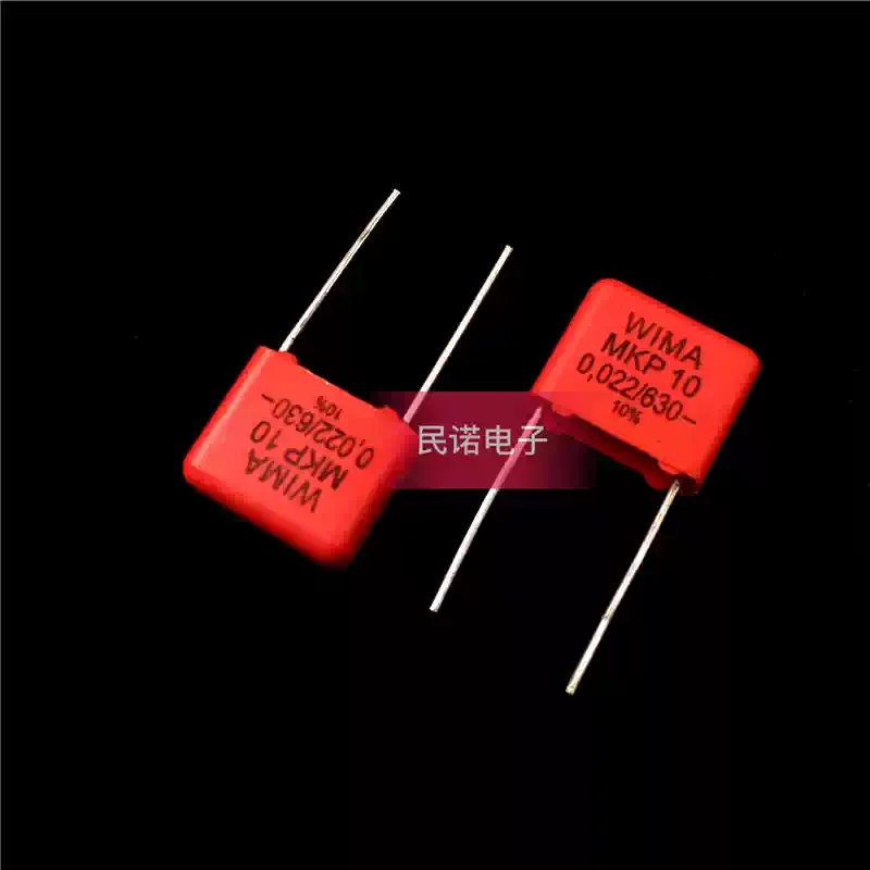 10-100pcs WIMA capacitor MKP10 630V 0.022UF 223 22NF with a pin distance of 10mm, available for direct purchase in stock