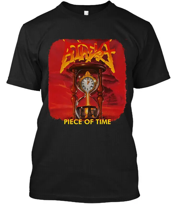 

Atheist Piece of Time American Death Music Graphic Retro Logo T-SHIRT S-5XL