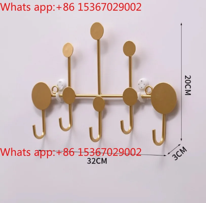 

Wall Mounted Coat Rack Scandinavian Modern Hanger for Corridor Entrance Hallway Living Room Storage
