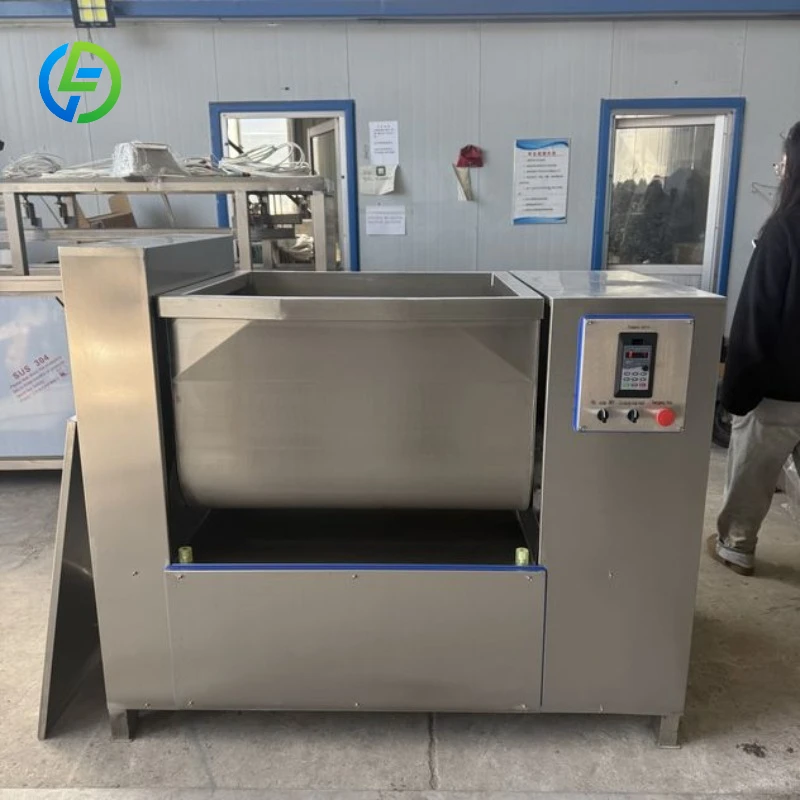 FL Customized Industrial Electric Vacuum Sausages Meat Chopping Mixer Mixing Machine