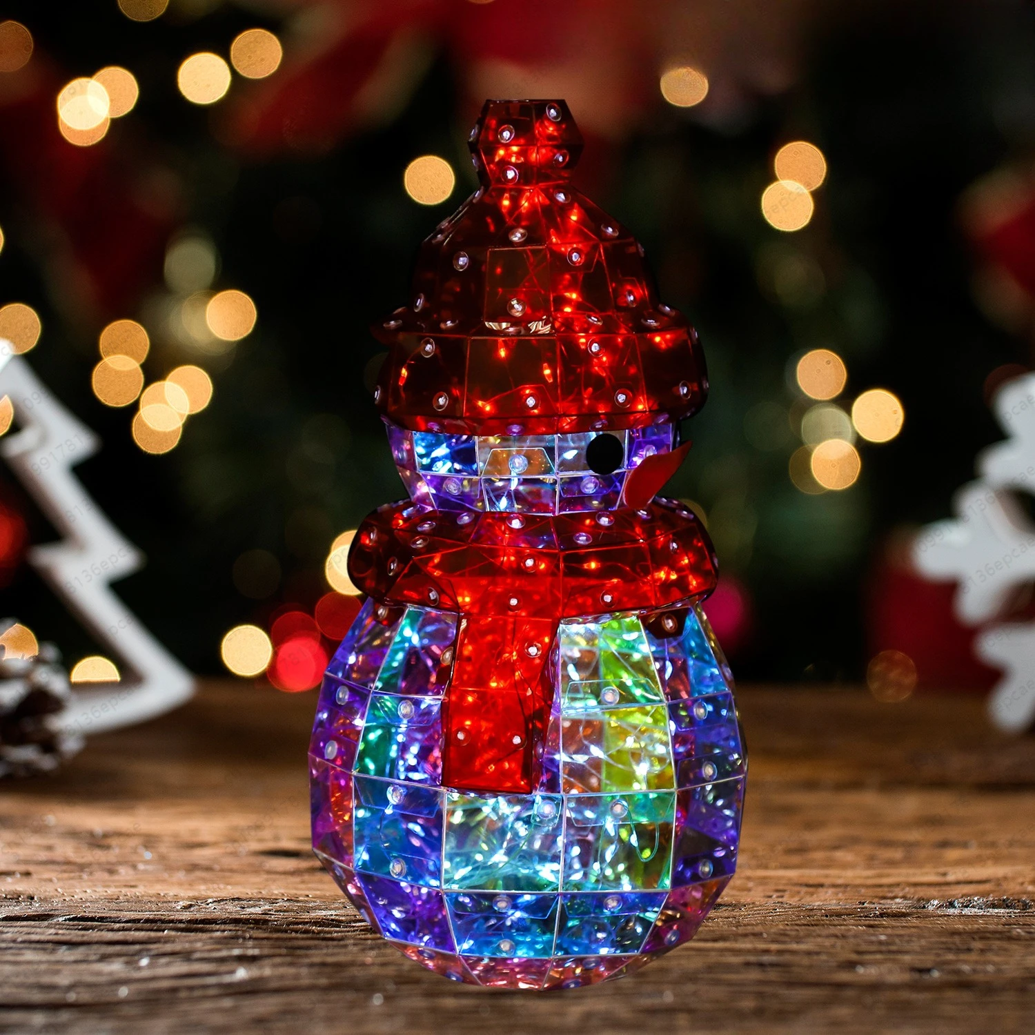 TEMU Symphony متوهجة عيد الميلاد ثلج هدية عيد الميلاد ليلة ضوء الإبداعية زخرفة هدية عيد ميلاد #5