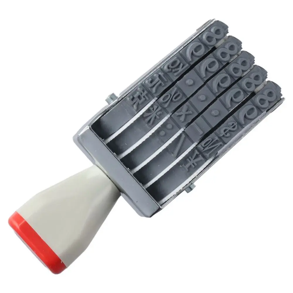 3 ,4 or 5 Digit Number Number Stamp Multi-Function Changeable Personalized Business Stamps Roller Stamps Office