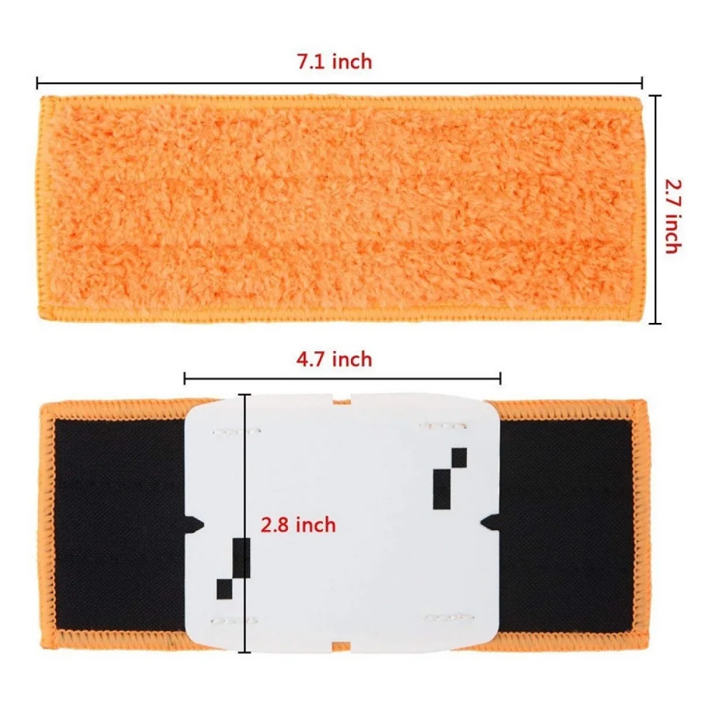 Replacement for iRobot Braava Jet 240 241 Mopping Pads Washable Reusable Robot Cleaner Microfiber Sweeping Mop