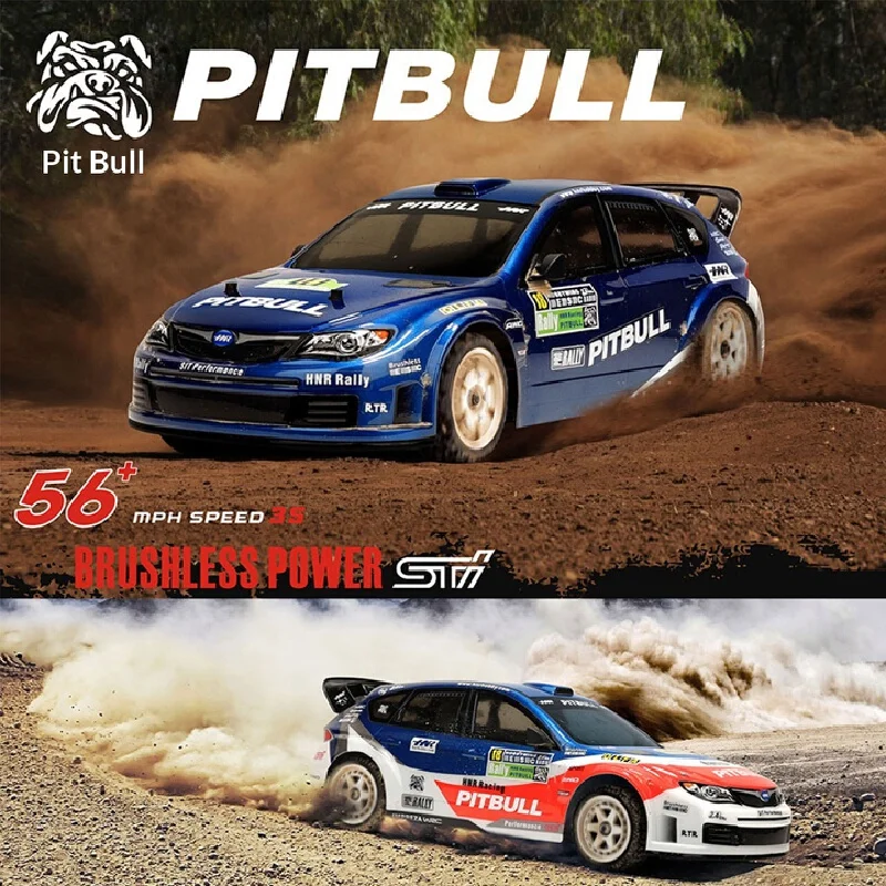 

HNR Hongnuo H9804SR remote control 1/10 electric four-wheel drive off-road rally vehicle RC model Bithound PITBULL
