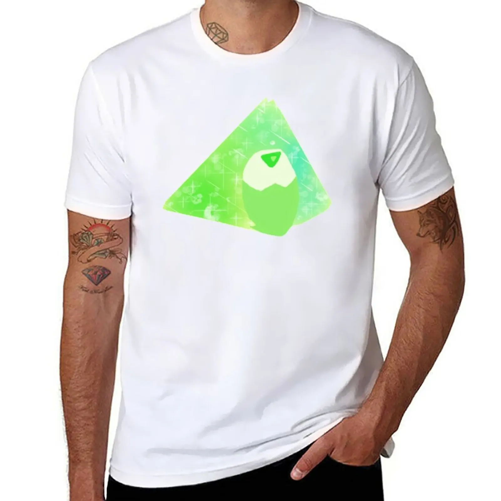 

New Galaxy Peridot T-Shirt man clothes Blouse Short sleeve tee men