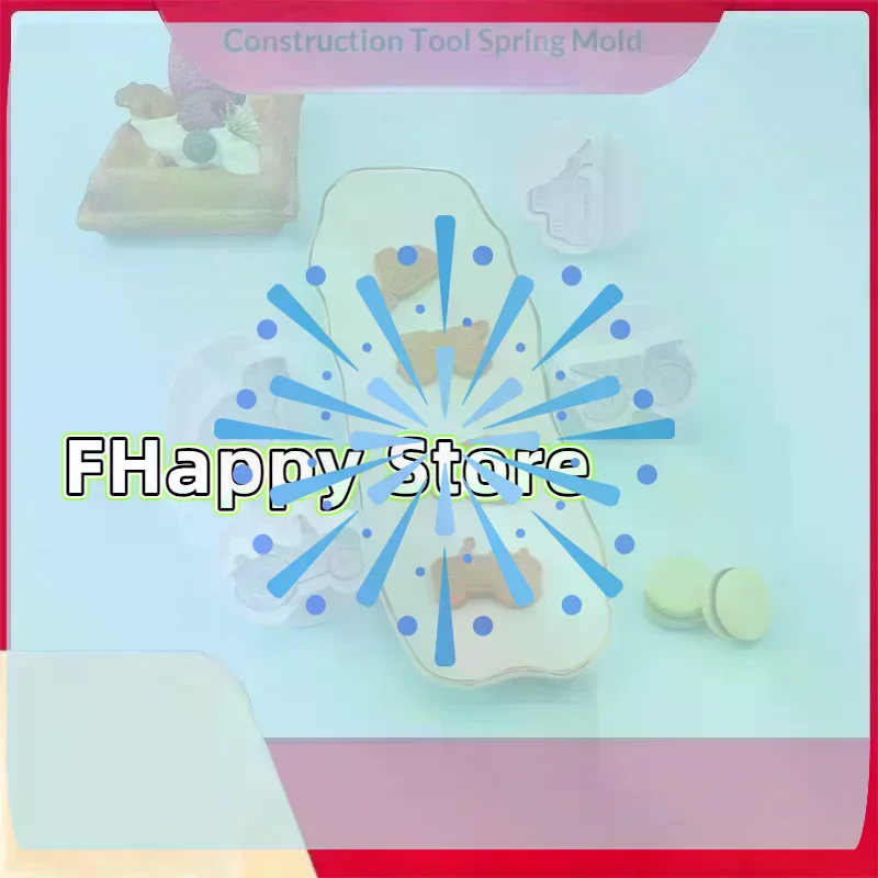[MA]4Pcs 3D Vehicle Cookie Cutters, Car Plane Train Fondant Molds, Transportation Plunger Stamp Baking Tools[MA]