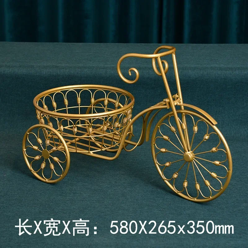 European-style creative wedding cake rack, wrought iron three-layer bicycle cake rack, multi-layer wedding cake display rack