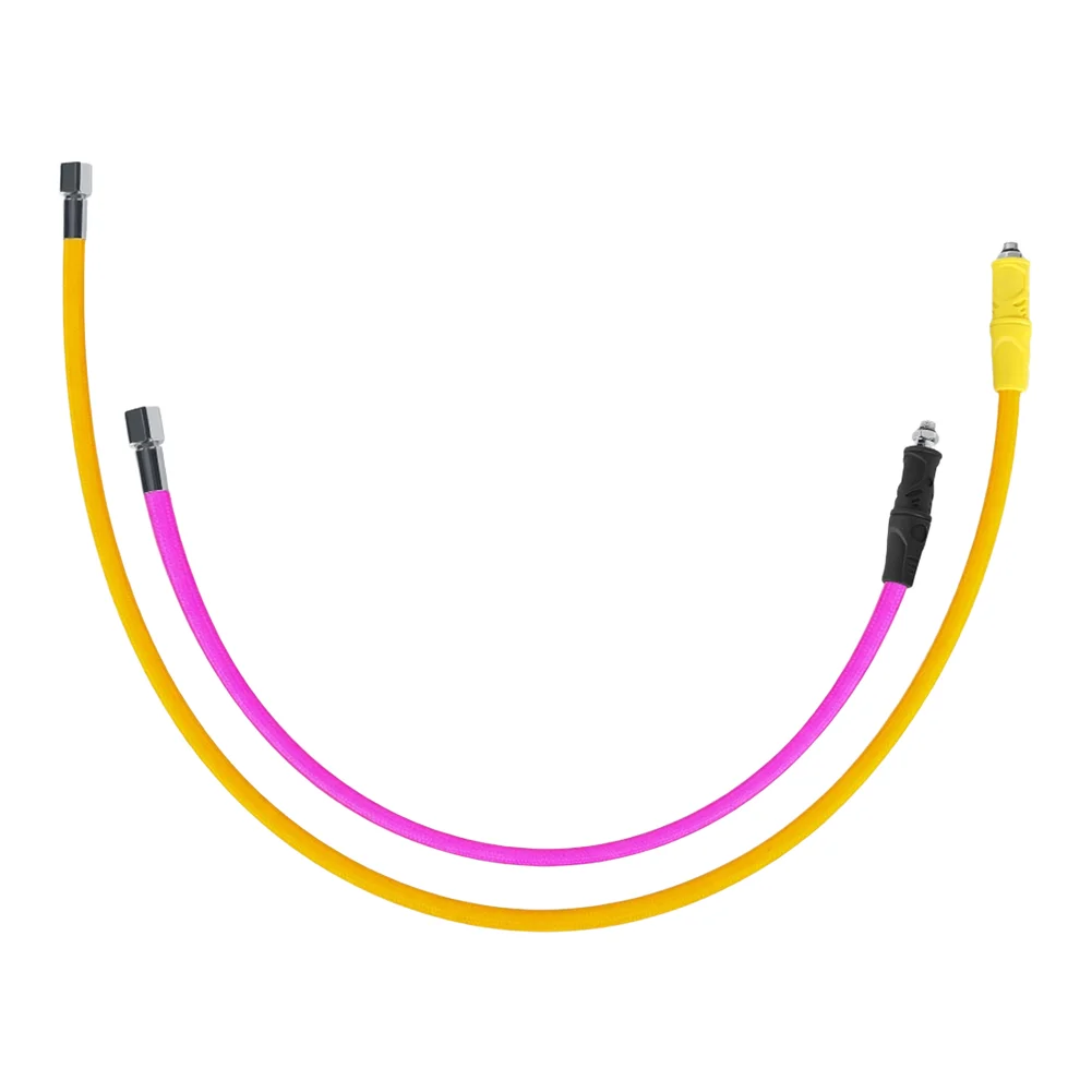 Medium Pressure Diving Hose for Second Stage Regulator with 3/8-24UNF and 9/16-18UNF Threads Leak-Free Connections