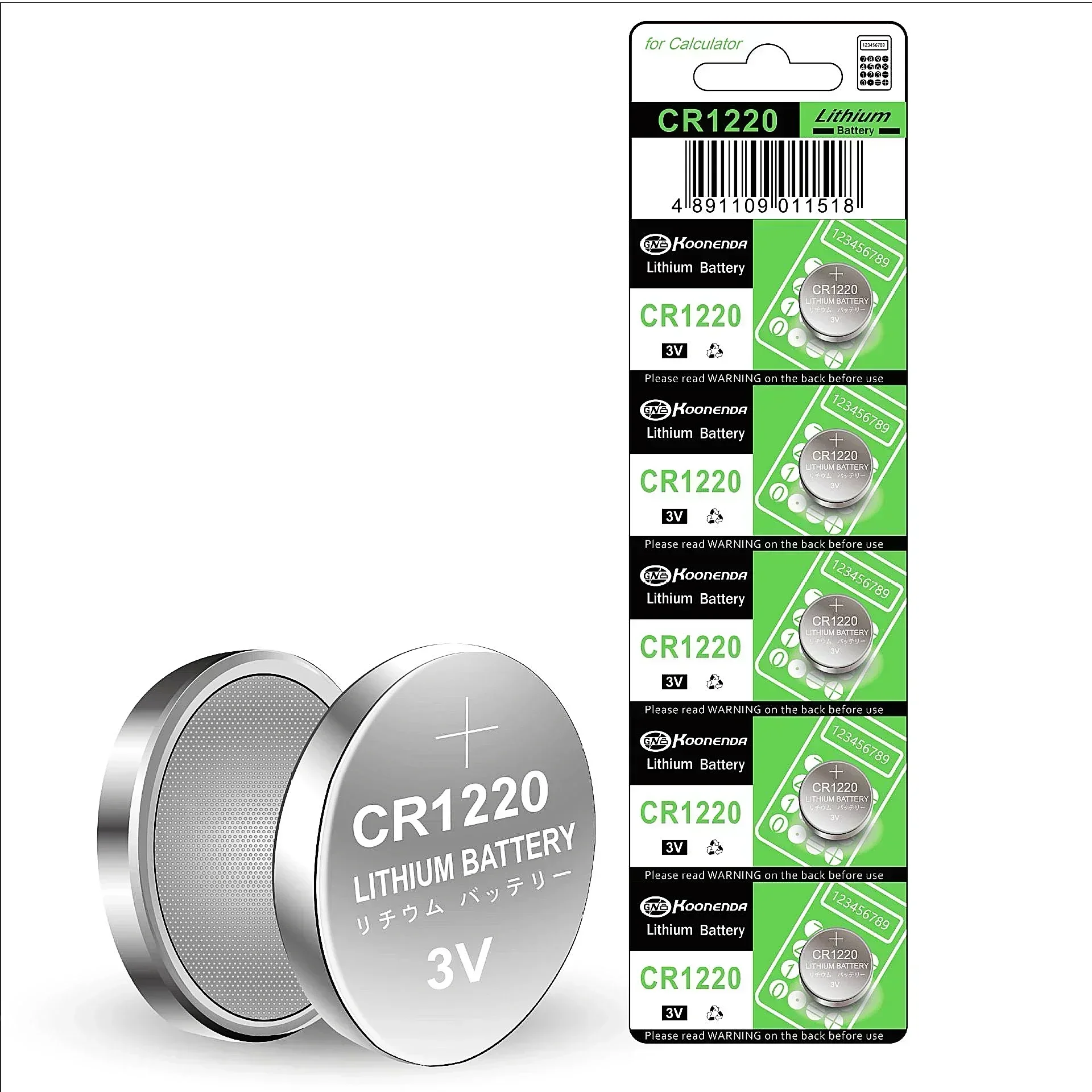 Neue 2–50 Stück CR1220-Batterien mit hoher Kapazität – 3 V Lithium-Knopfzellen CR 1220-Batterie für Uhren, Gesundheitsgeräte, Taschenrechner usw