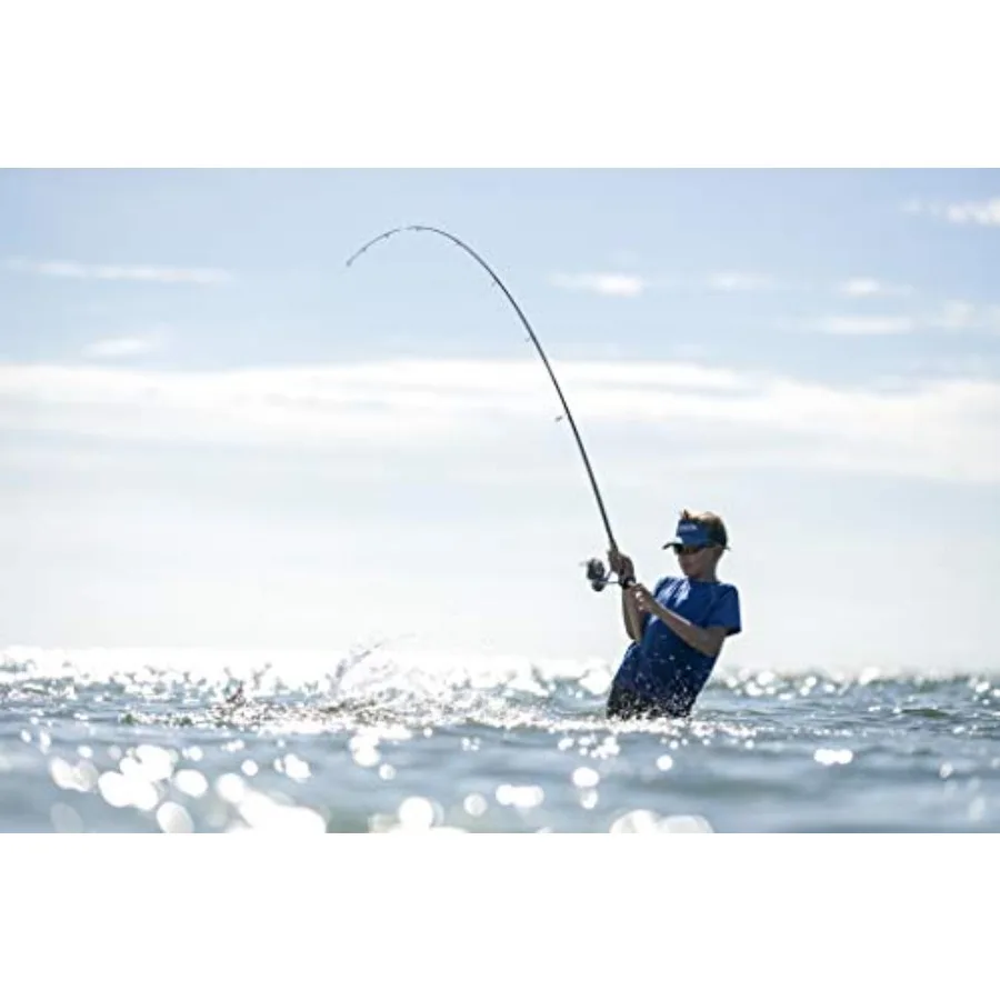 قضيب صب Triumph Inshore لعشاق صيد الأسماك في المياه المالحة: بناء متين وحساسية معززة #6