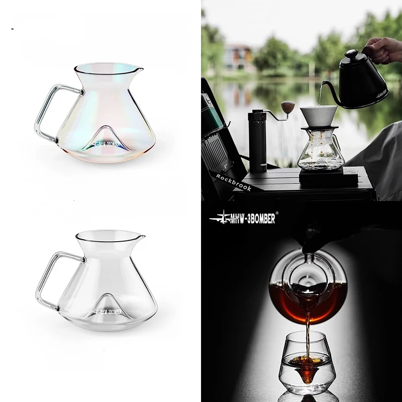 

2025 Новый капельница для кофе MHW-3BOMBER из боросиликатного стекла, 360 мл/600 мл | Термостойкая, прецизионная заливка для дома/офиса/кафе