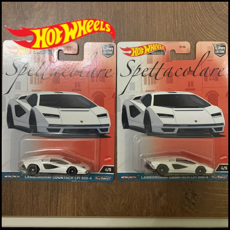 

New 1/64 Hot Wheels Car Culture Premium Italy Exotic Fpy86 Lamborghini Countach Lpi 800-4 Die-Cast Vehicle Model Car Collectible