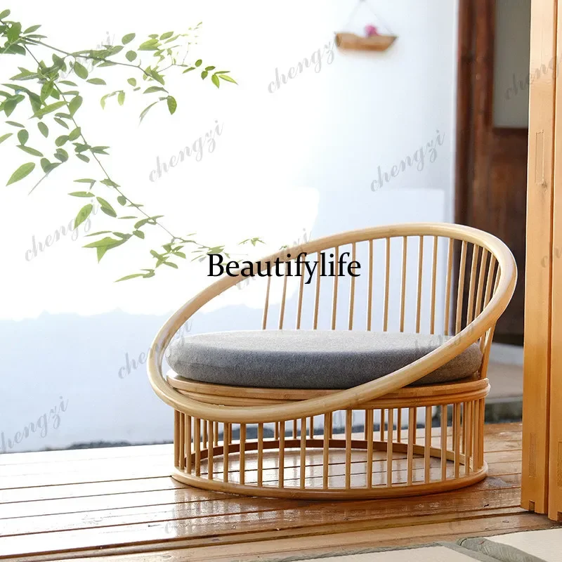 Bedroom balcony chair bay window leisure, back chair low stoolN138