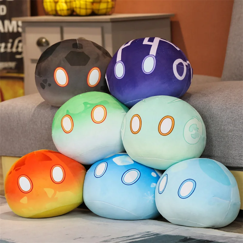 Anime Project Genshin Impact Slime pillow doll women men pillow birthday gift for kids cartoon dolls image 3