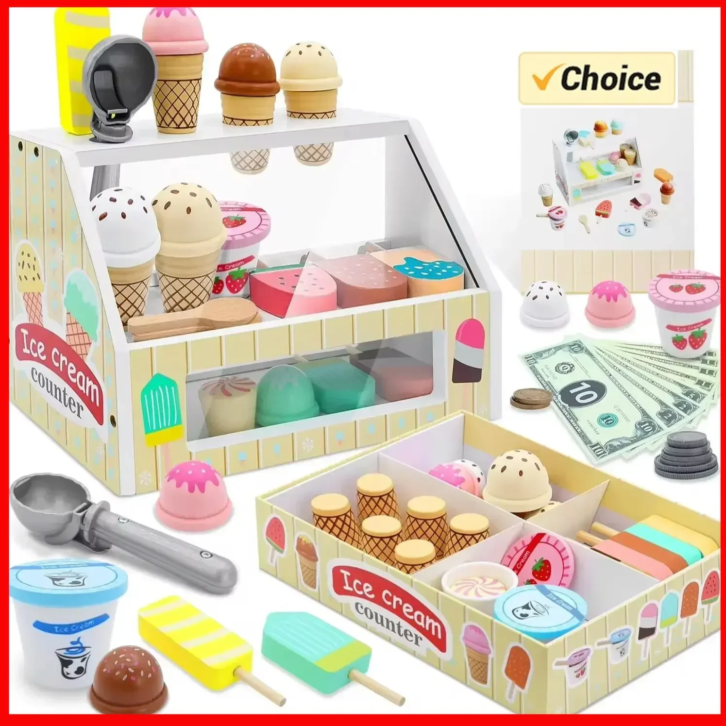 ice-cream-cart-toy-set-includes-ice-cream-cones-ice-cream-scoop-and-toppings-perfect-gift-for-pretend-play-party-games