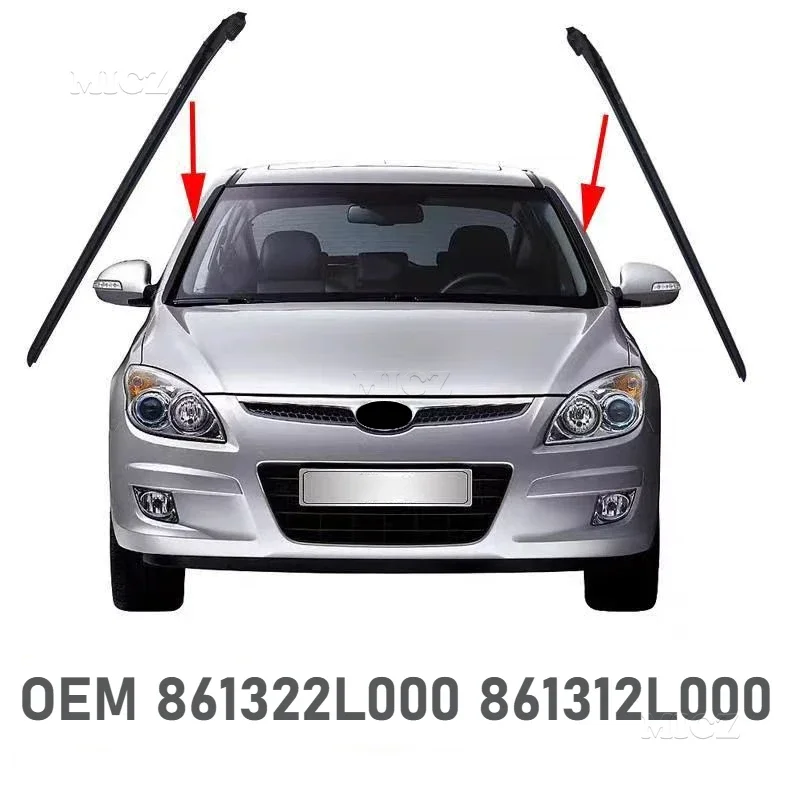 

Car Left and Right Windshield Assembly - Glass Side Pillar Molding Cover for Hyundai I30 2007-2012 OEM 861322L000 861312L000