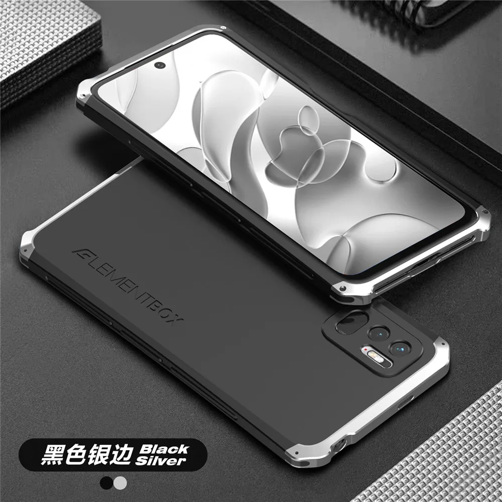 Dropshipping Aluminum Hard PC Shockproof Metal Armor Case For Xiaomi POCO F3 X3 GT M3 Pro M4 Pro POCO M3 M4 Pro 5G Case Cover