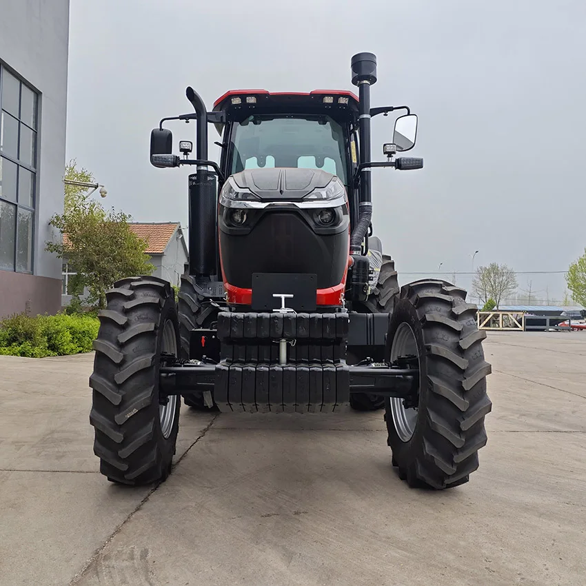 High-Power Agricultural Tractor with Cabin 160 HP Diesel Engine 4WD for Plowing and Hauling Hot Sale