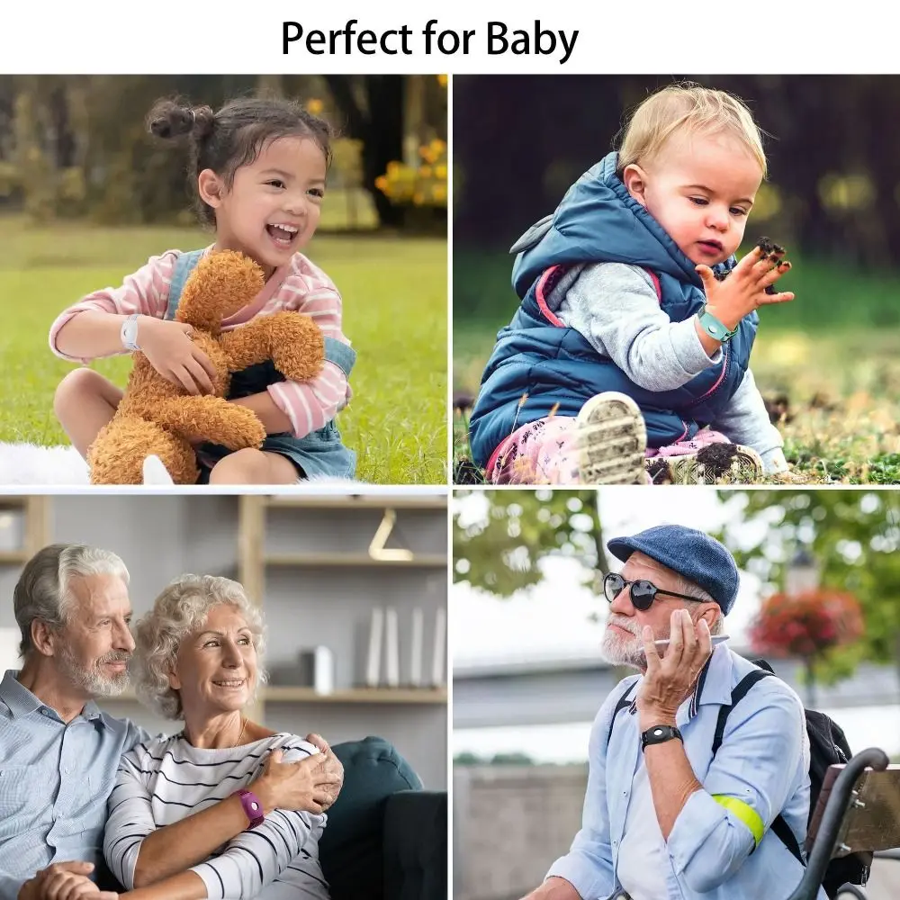 Replacement Nylon Kids Wristband Adjustable Anti-Scratch Wrist Strap Bracelet Anti-Lost for Apple AirTag