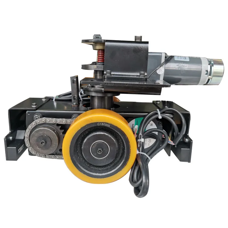 200W differential wheel with oriental motor AGV drive wheel unit lifting 5mm height