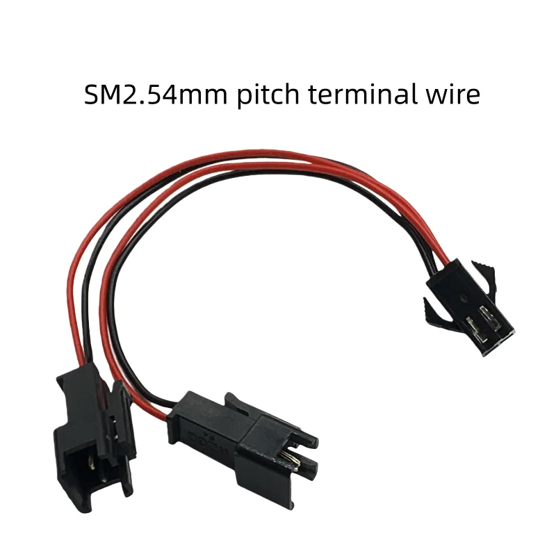 1-10pcs SM 2.54mm spacing terminal wire extension wire one-drag-two adapter wires air docking male and female Connector wires