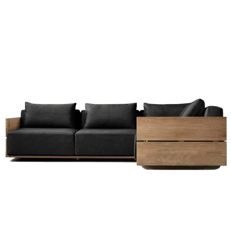 

Outdoor Teak Sunscreen Sofa Leisure Hotel Garden Homestay Outdoor
