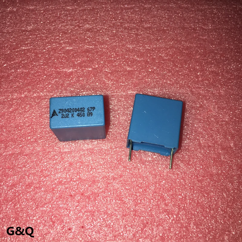 10 قطعة/30 قطعة فيلم معايرة السلامة مكثف 450 فولت 2.2 فائق التوهج 450 فولت 225 2U2 P = 15 مللي متر