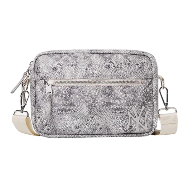 Bolsa de Ombro New Era Pu, Bolsa Transversal Unissex Branco Marfim New York Yankees