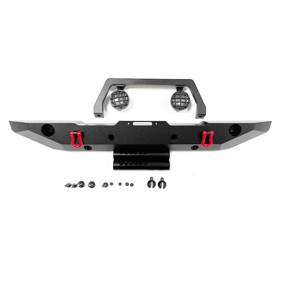 RCGOFOLLOW Aluminum Alloy Durable Front Bumper Wear-resistant Rc Front Bumper For 1 6 Rc Front Bumper Axial SCX6