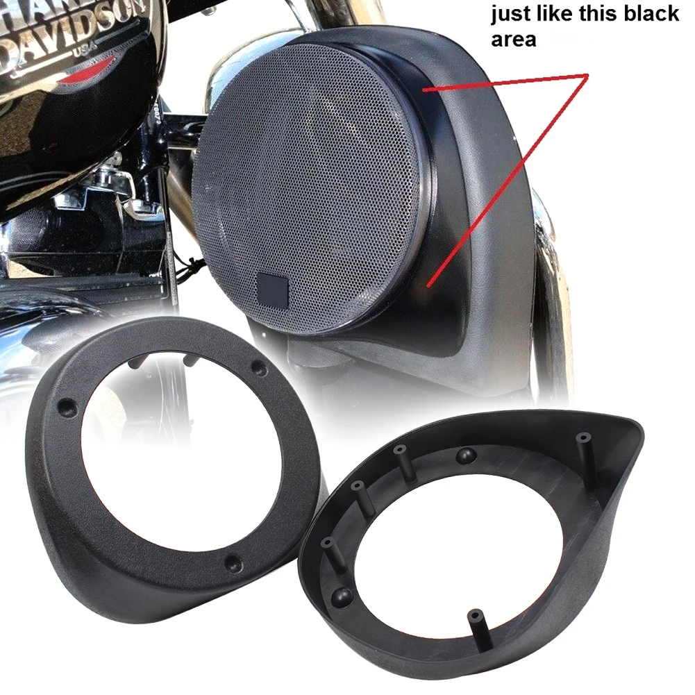 Motorcycle Black Vented Lower Fairing 6.5