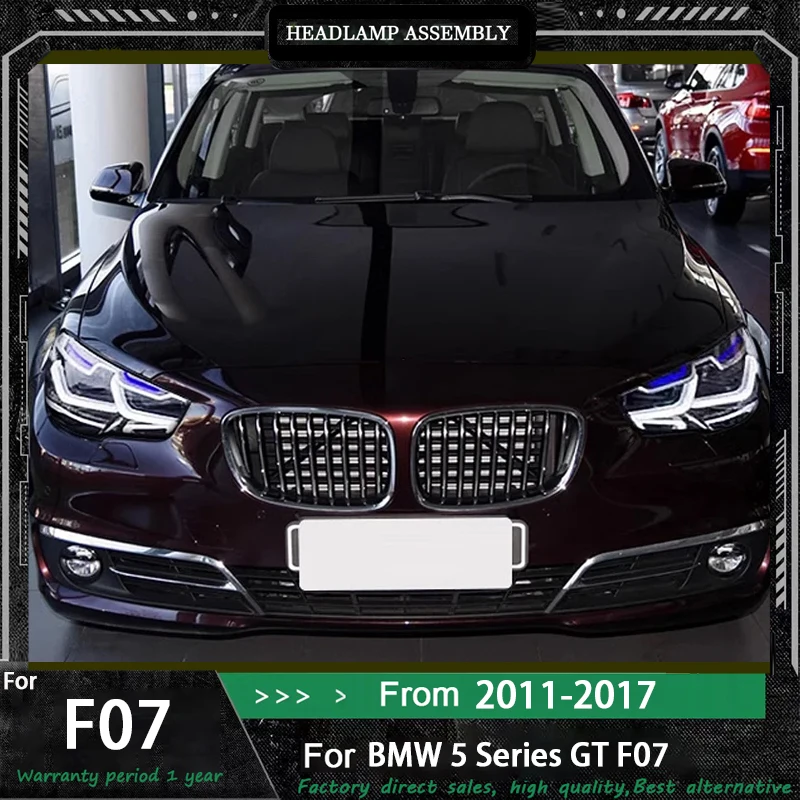

Car Lights For BMW 5 Series F07 GT 5GT Headlight 2010-2017 LED Projetor Headlamp Daytime Running Light Automotive Accessories