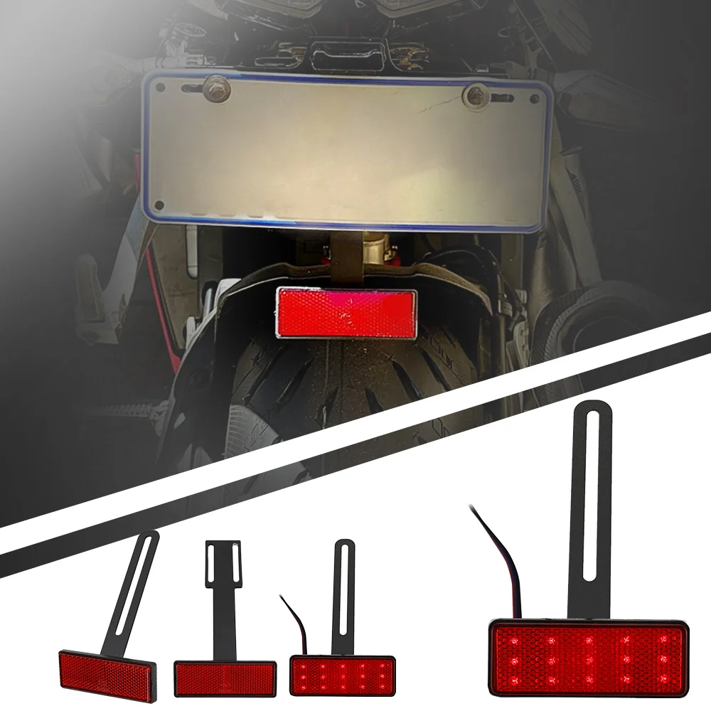 

Motorcycle Accessories LED License Plate Holder Extend Tail Reflector For Ducati Monster 696 795 796 1100 evo Monster696 2024