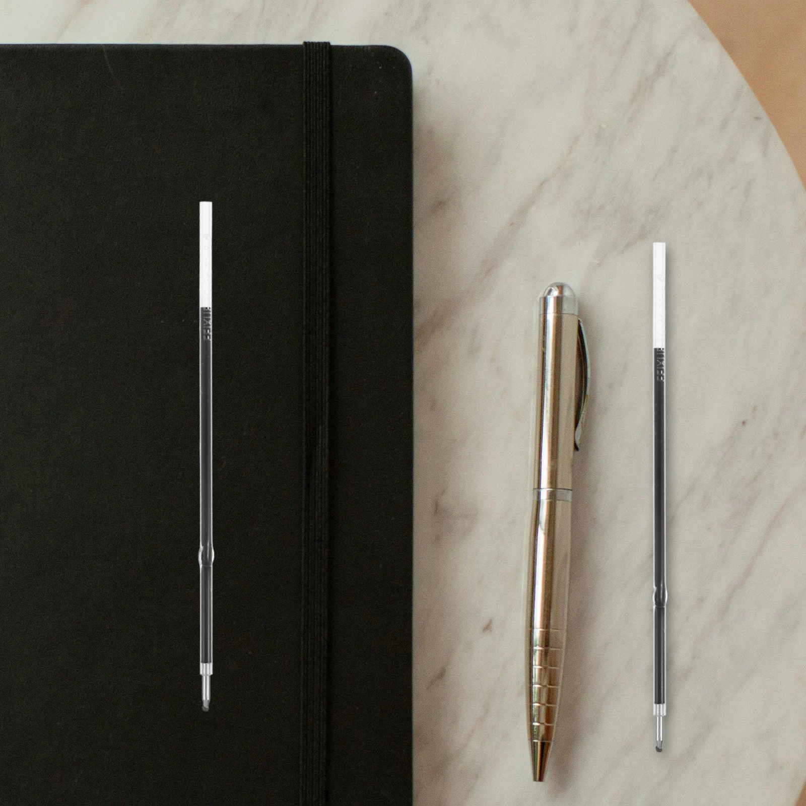 

100 Pcs Press The Ballpoint Pen to Replace Core Refill Pens Gel Refills Metric Ink Fine Tip Markers