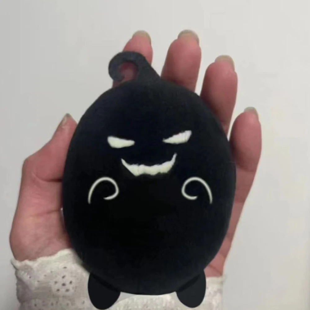 لعبة Stardew Valley Krobus تأثيري دمية محشوة الدمى السوداء بلوشي حقيبة ملحقات للتزيين تجهيزات حفلة الهالوين