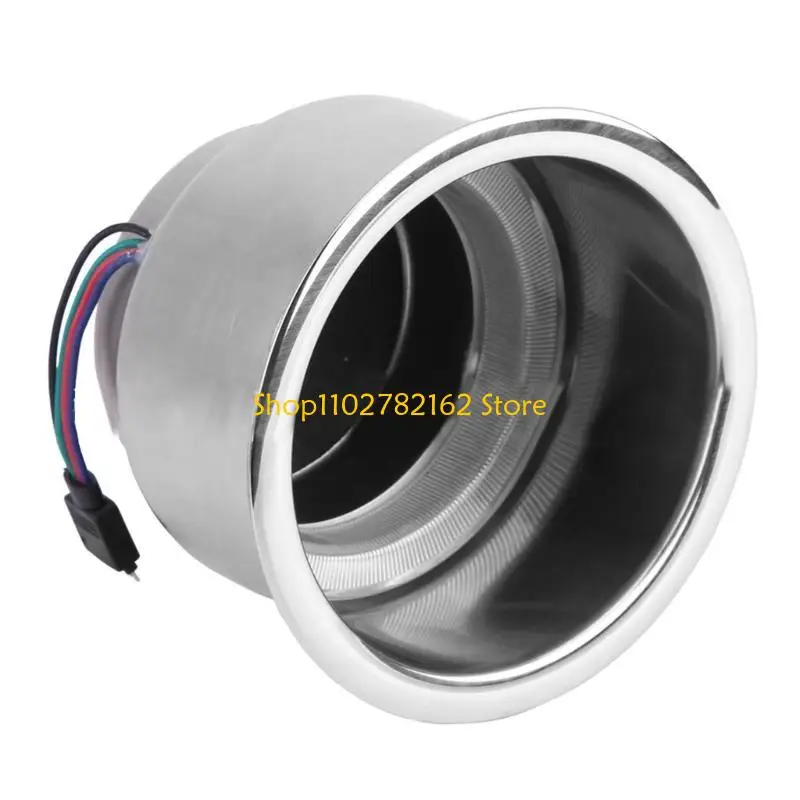 

547B Cup Holders Stainless Steel 14LED RGB Drink Remote Control Marine Boats Trailer