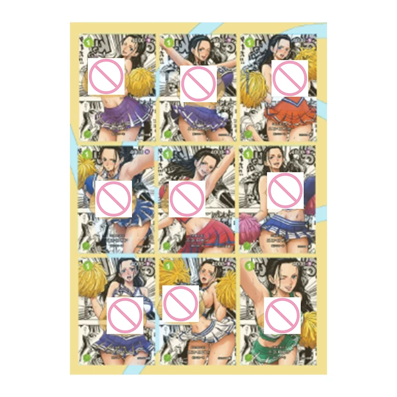 Diy japanische Anime One Piece Charaktere Nico Robin Boa-Hancock Sammelkarten Weihnachten Geburtstagsgeschenke Kinderspielzeug