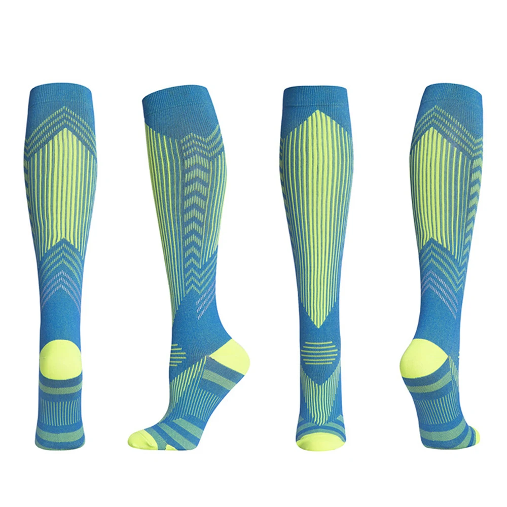 1Pair Compression Socks 15-20 MMHG Is Best Athletic for Men & Women Running Flight Travel Nurses Pregnant