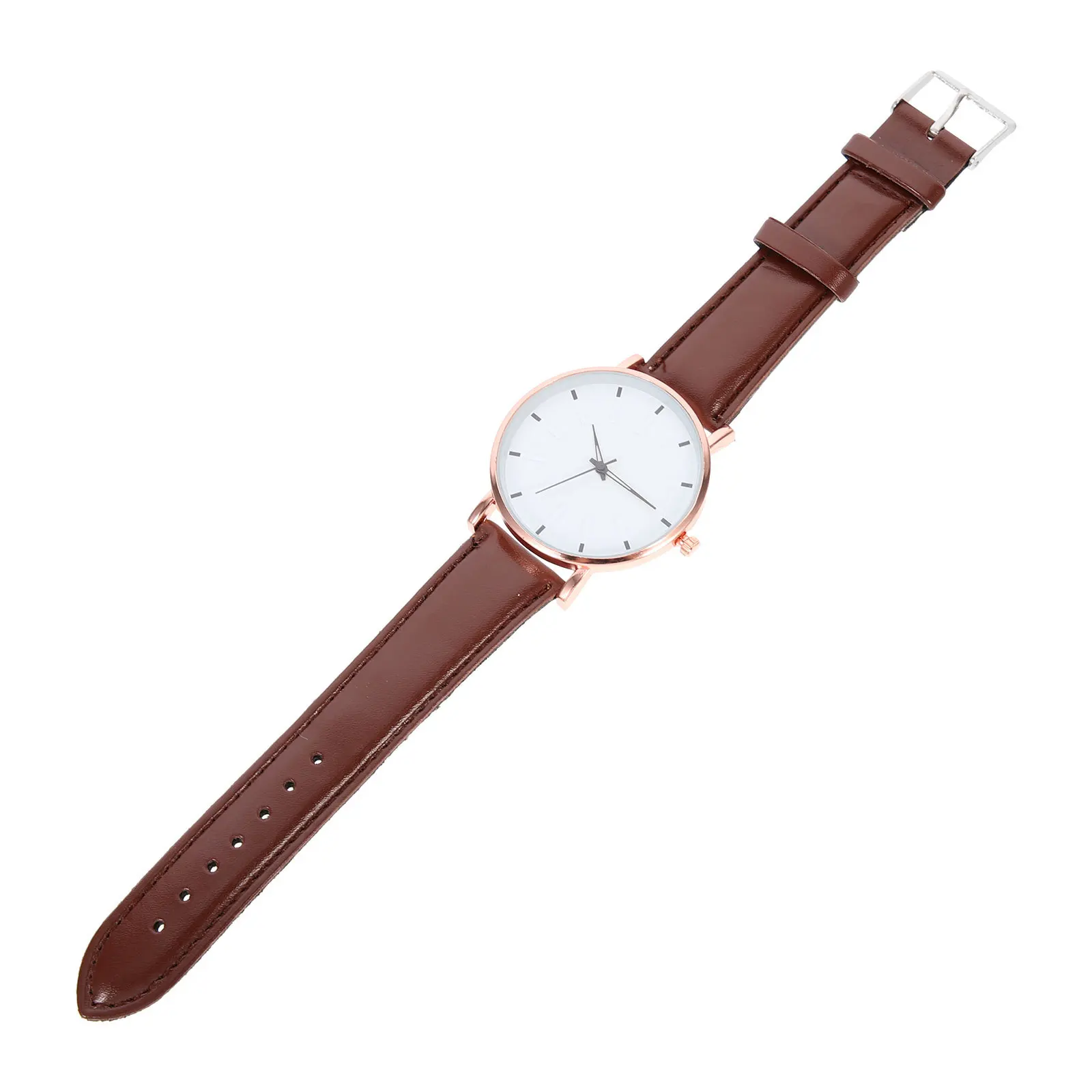 นาฬิกาข้อมือควอตซ์ผู้ชาย สายบาง สไตล์ลำลอง ธุรกิจ สายปรับได้ สวมใส่สบาย ของขวัญสำหรับผู้ชาย