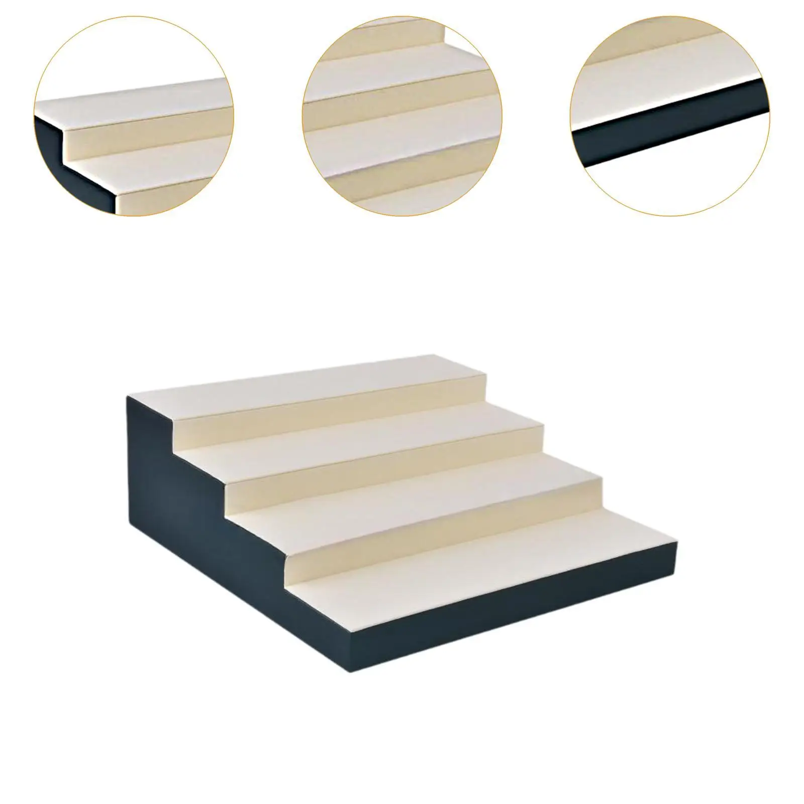 حامل عرض المجوهرات منظم العطور 4 طبقات متعدد الأغراض رف عرض متدرج رف عرض حامل العطور للمكياج #5