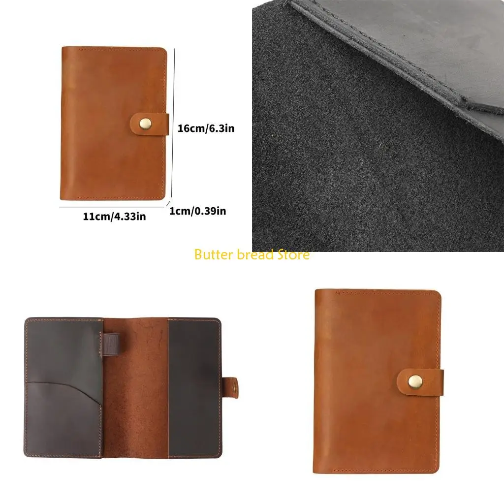 W89C Business Travel Passports Case Wallet Design With Multiple Pockets and Notebook